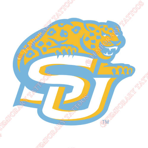 Southern Jaguars Customize Temporary Tattoos Stickers NO.6277